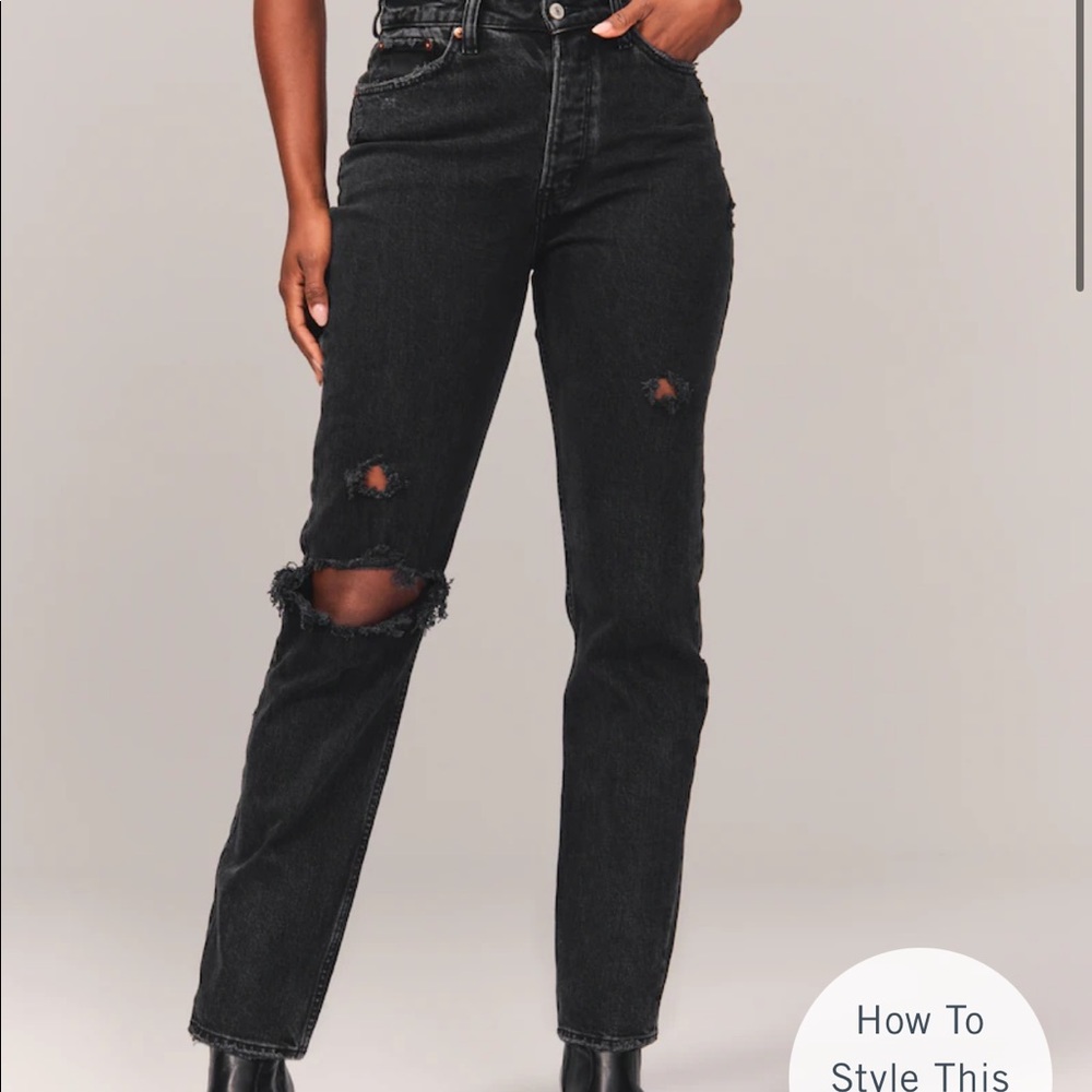 Abercrombie & fitch mom jeans